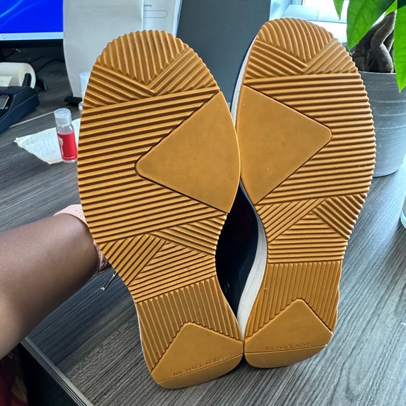 Michael Kors Crista Mixed-media Trainer In Red - Picture 8 of 8